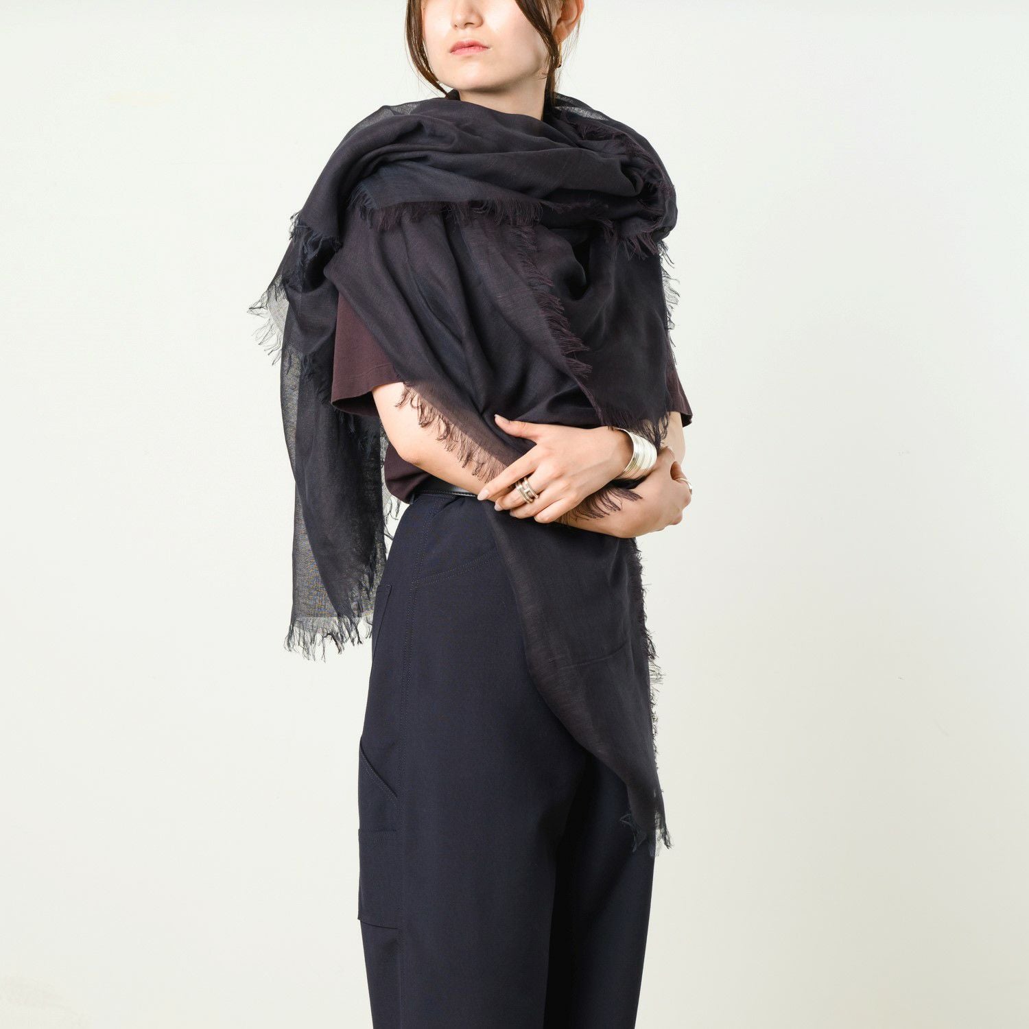 26S/S】リネンモダールシルクメランジュソリッドSTL | AINEXX ONLINE